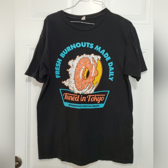 FRESH BURNOUTS OUT MADE DAILY TUNED IN TOKYO T-Shirt size M - Picture 3 of 13